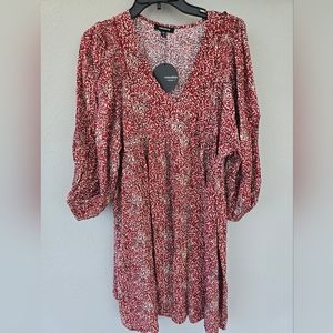 NWT Mittoshop Dot Print Babydoll Dress